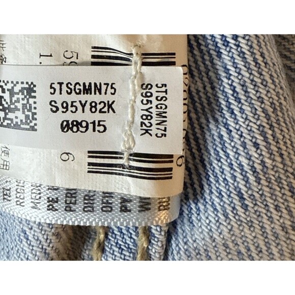 American Eagle AE Denim Jean Jacket Womens Size XS Cropped Distressed Y2K Grunge - Picture 6 of 11